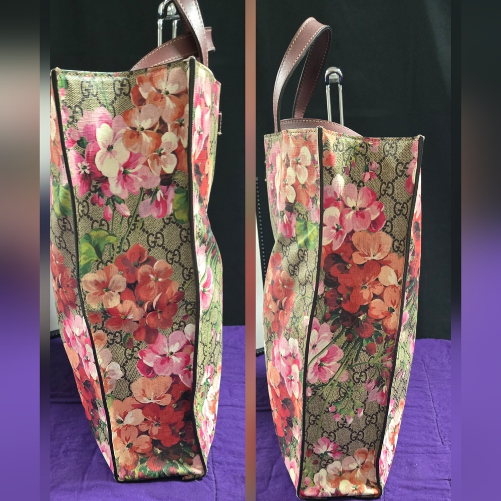 Gucci GG Blooms Floral Tote Bag - Picture 2 of 12